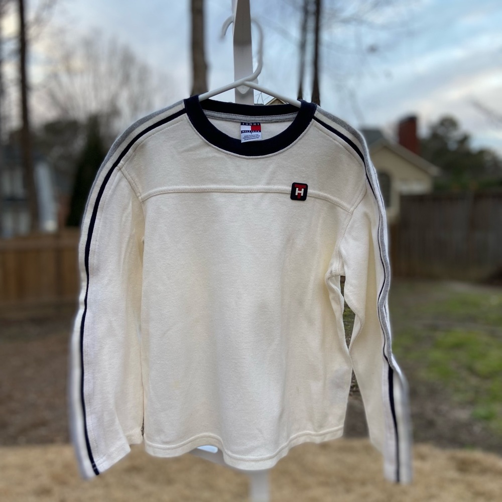 Tommy Hilfiger Boys Long Sleeve Shirt (size 7)